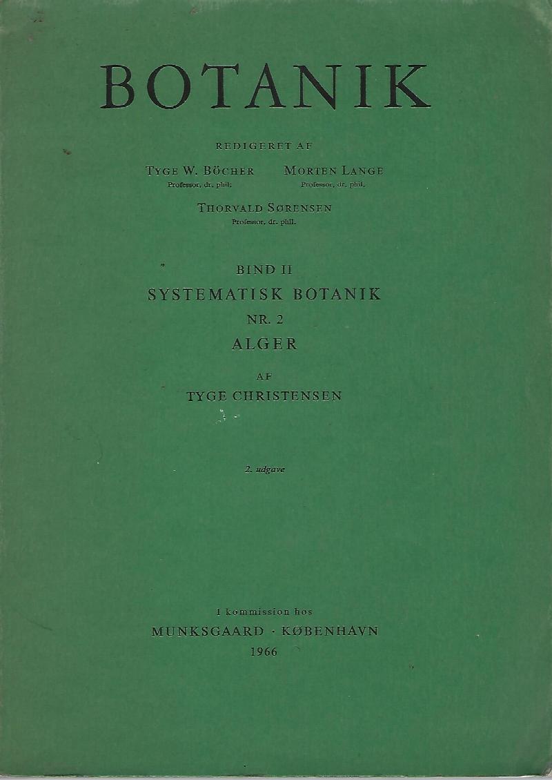 Image for Systematik Botanik nr 2 - Alger (Second edition)