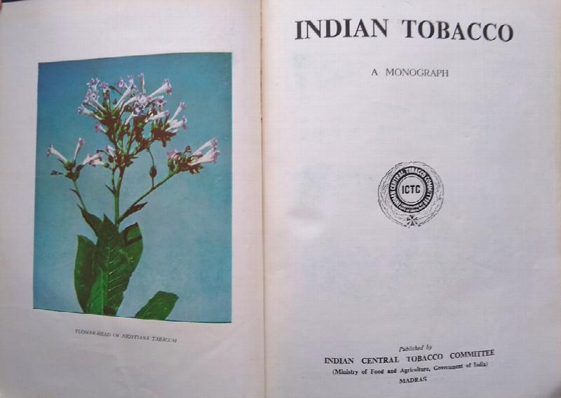 Image for Indian Tobacco - A Monograph