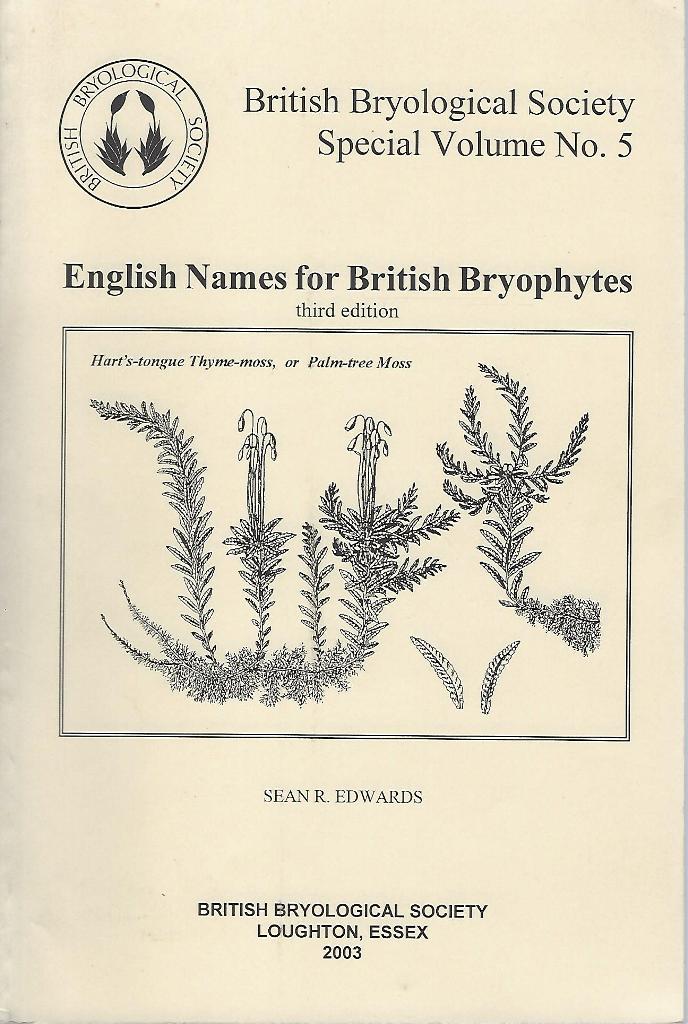 Image for English Names for British Bryophytes