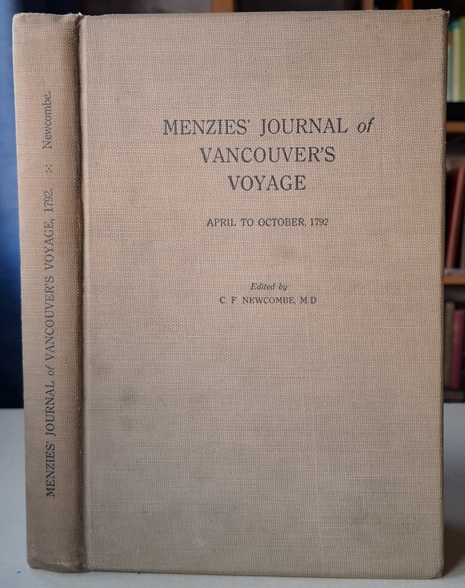 Menzies' Journal of Vancouver's Voyage, April to October 1792