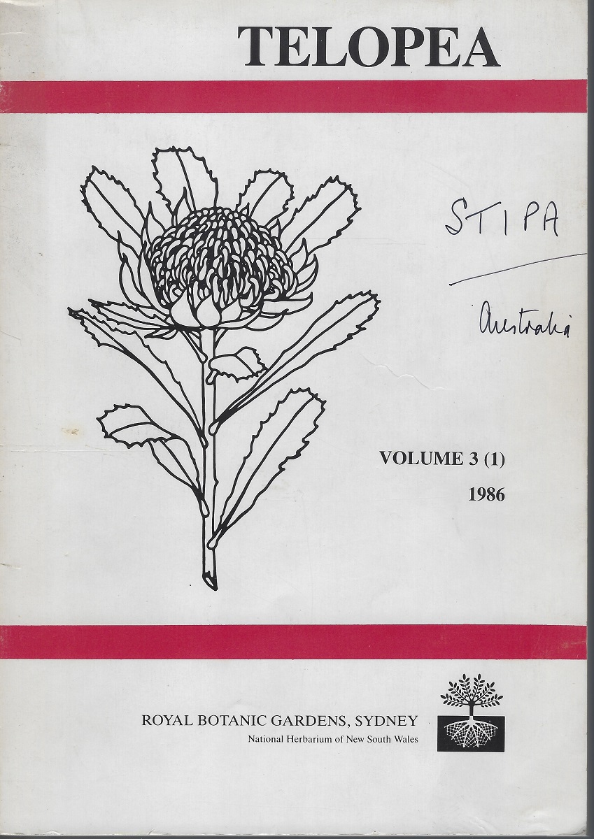 Image for Taxonomic Studies in Stipa (Poaceae) in Australia Taxonomic Studies in Stipa (Poaceae) in Australia