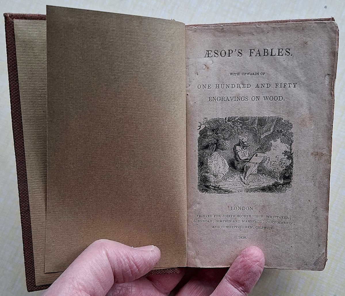 Aesop's Fables, with upwards of one hundred and fifty engravings on wood