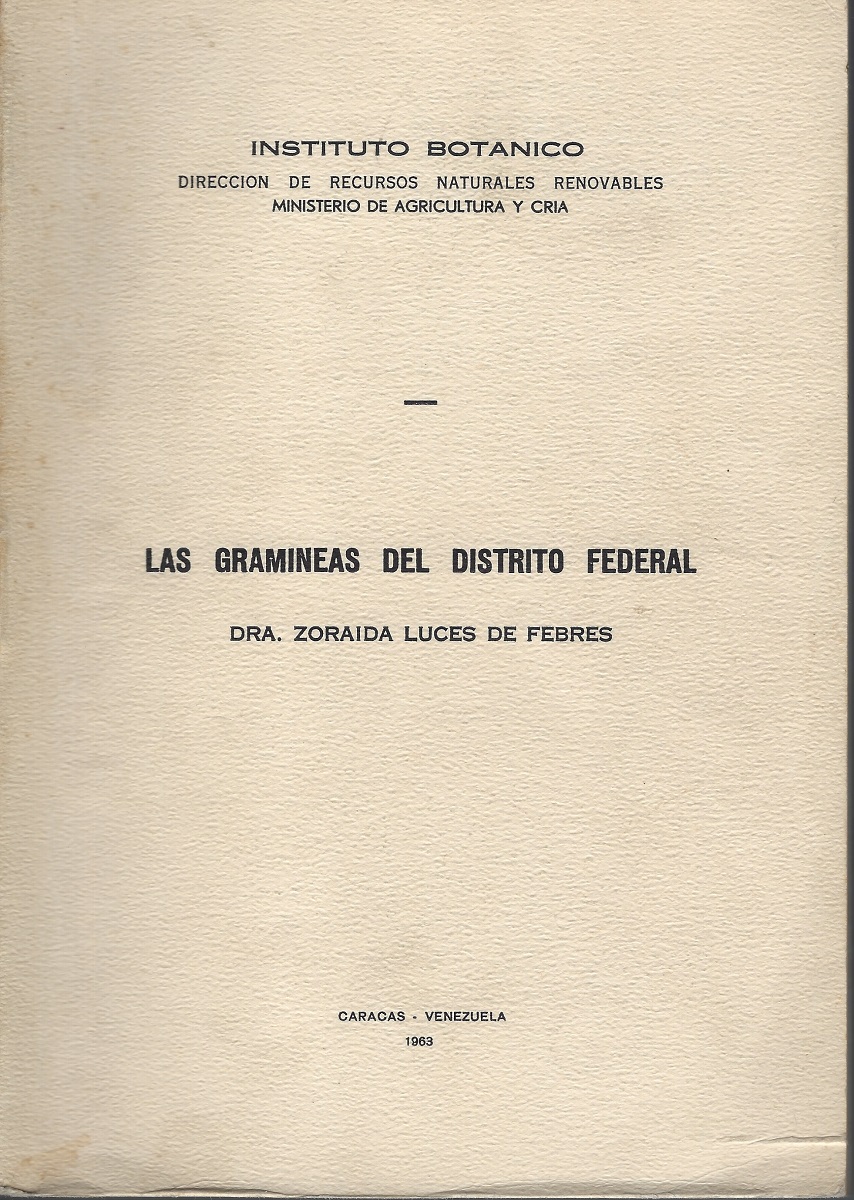 Las Gramineas del Distrito Federal