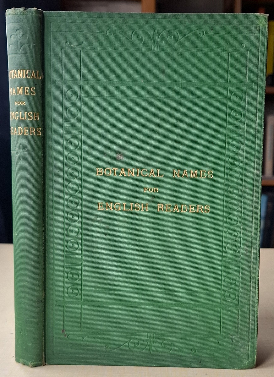 Botanical Names for English Readers