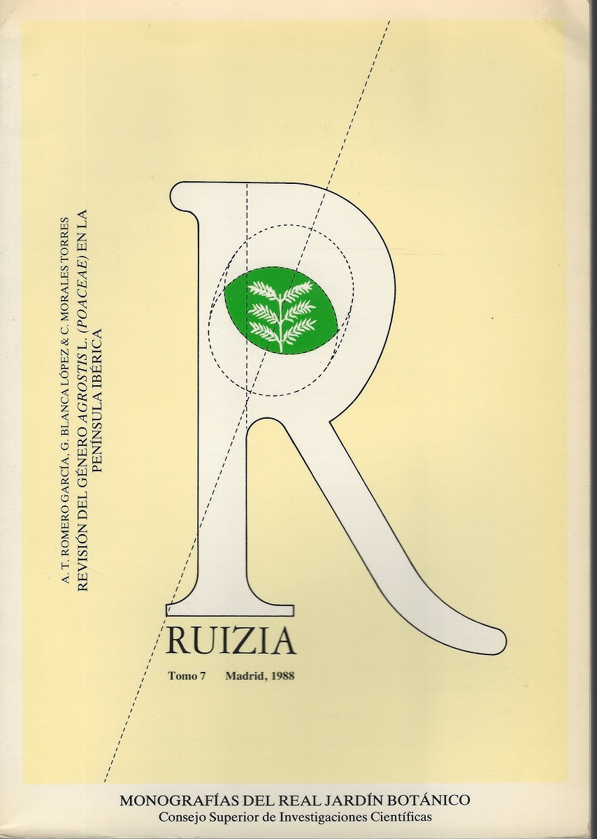 Revision del Genero Agrostis (Poaceae) en la Peninsula Iberica