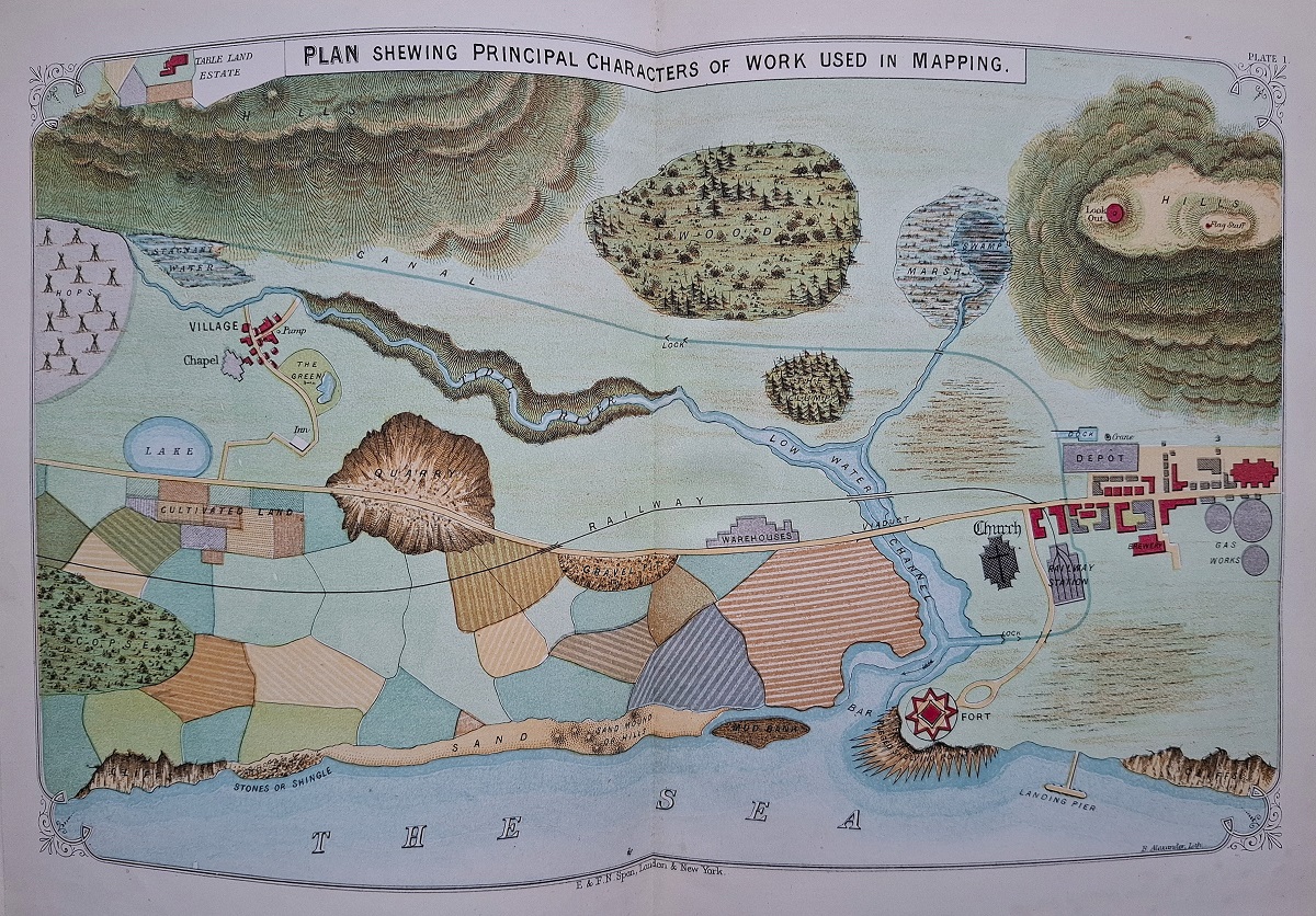 The Draughtsman's Handbook of Plan and Map Drawing, including instructions for the preparation of engineering, architectural and mechanical drawings
