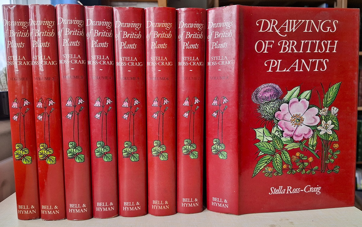 Drawings of British Plants - Volumes 1 - 8 (a complete bound set)