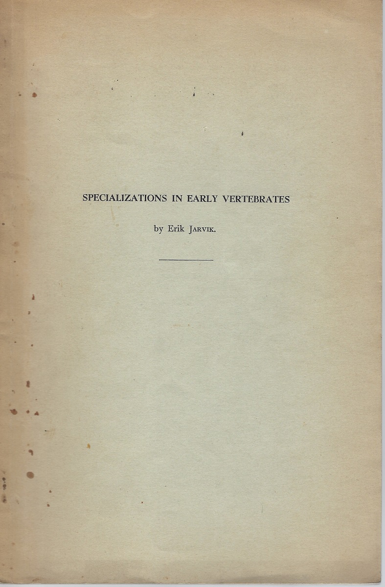 Specializations in Early Vertebrates