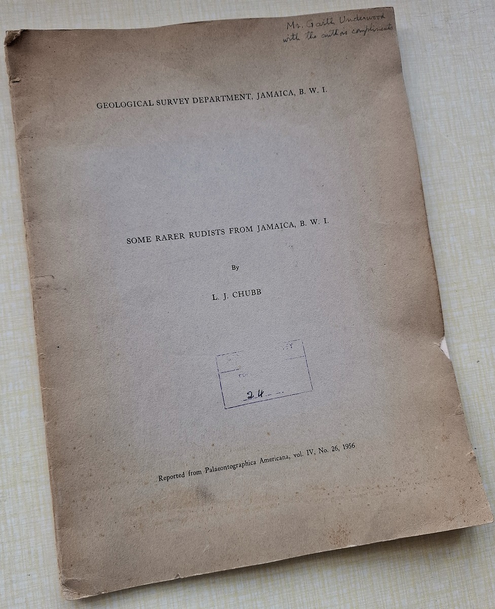 Some Rarer Rudists from Jamaica