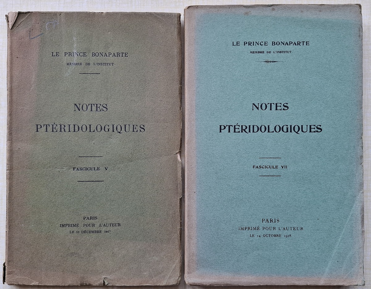 Notes Pteridologiques. Fascicules V & VII
