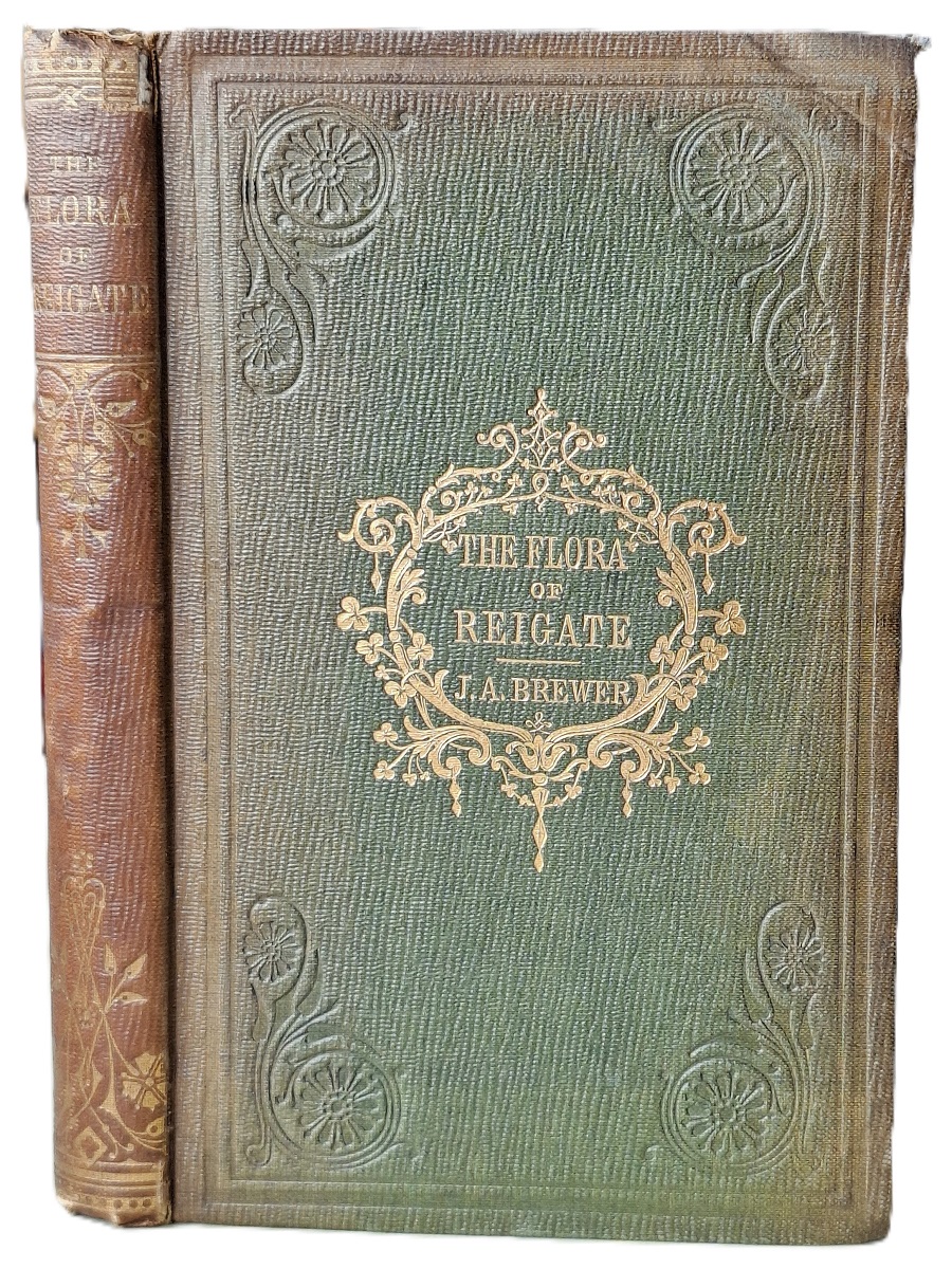 A New Flora of the Neighbourhood of Reigate, Surrey, containing the flowering plants and ferns of the district, with their localities, times of flowering, etc, and a list of the mosses (Richard Fitter's copy)