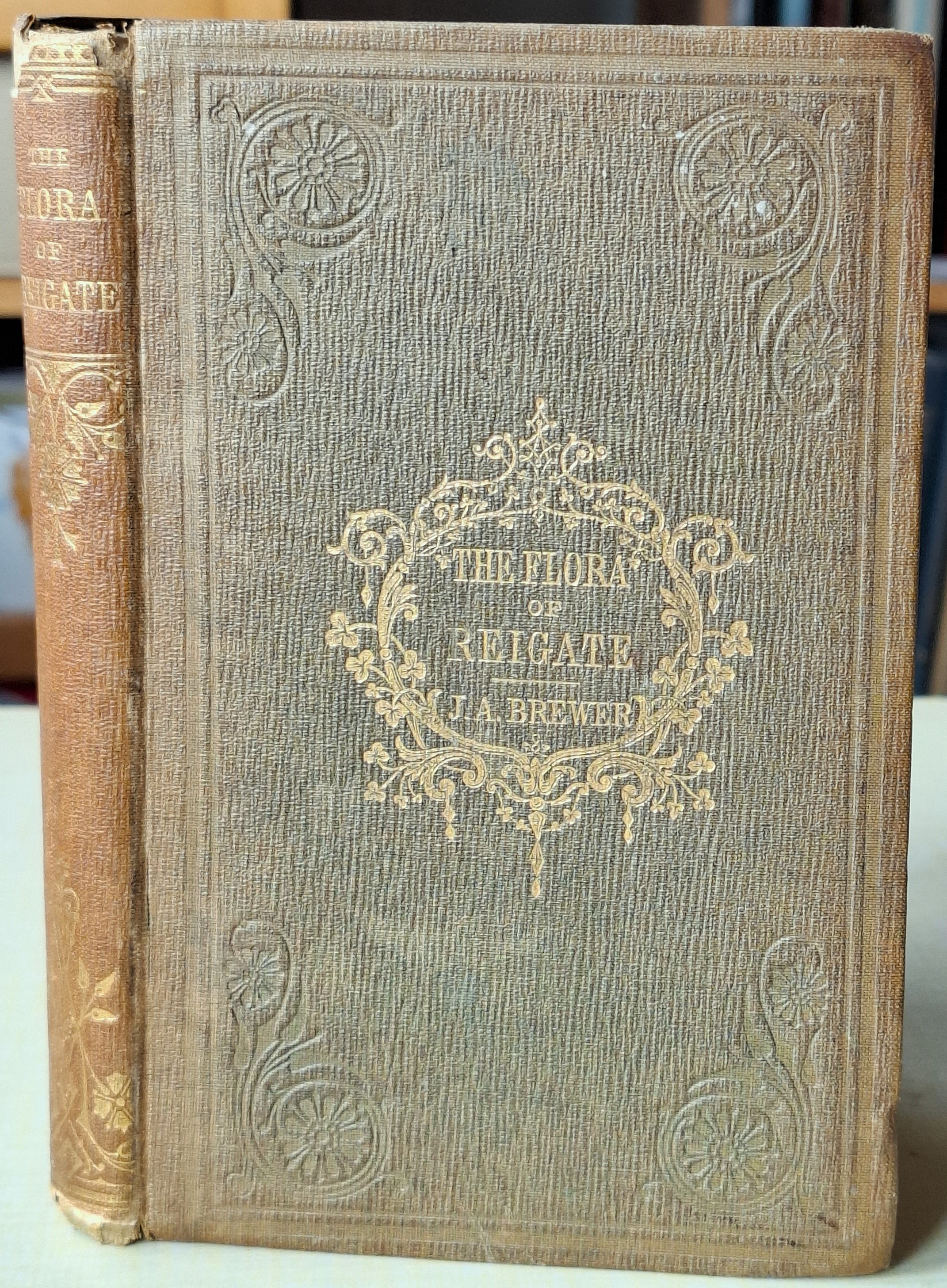 A New Flora of the Neighbourhood of Reigate, Surrey, containing the flowering plants and ferns of the district, with their localities, times of flowering, etc, and a list of the mosses (Richard Fitter's copy)