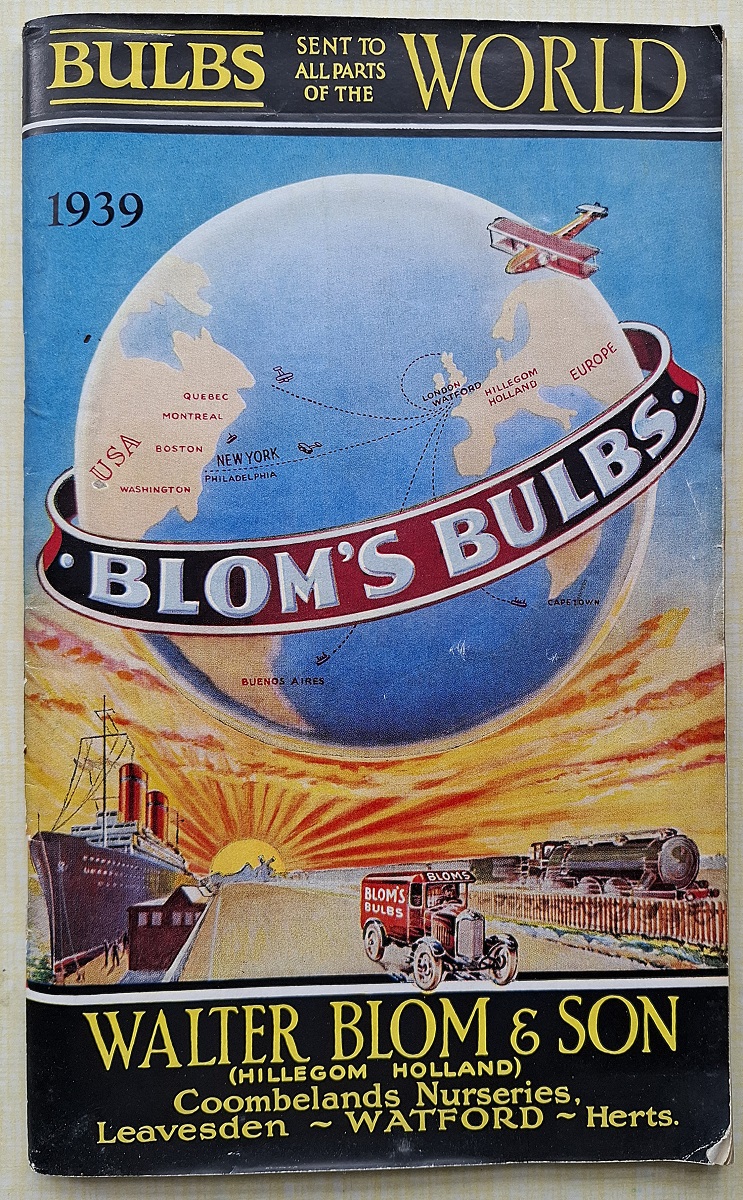 Blom's Bulbs Catalogue 1939