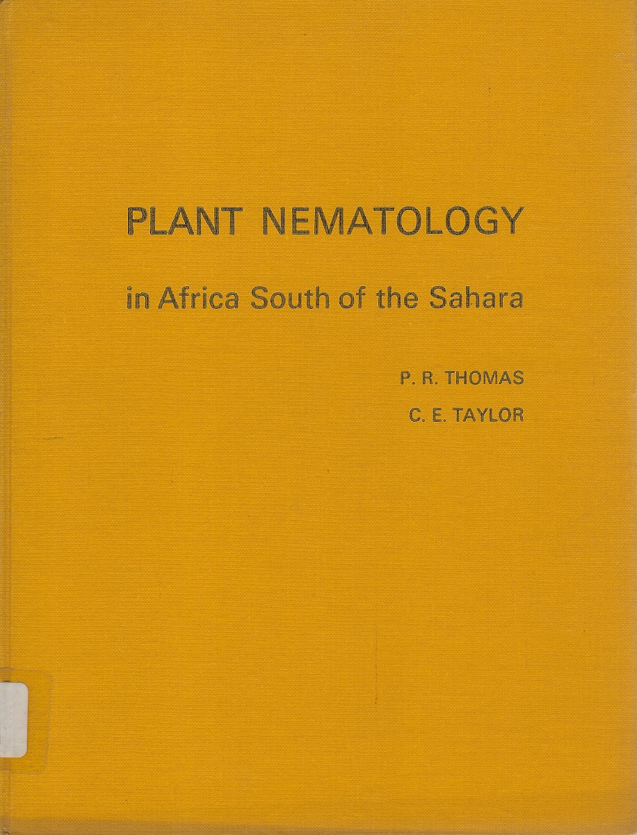 Image for Plant Nematology in Africa South of the Sahara (A bibliography) Plant Nematology in Africa South of the Sahara (A bibliography)