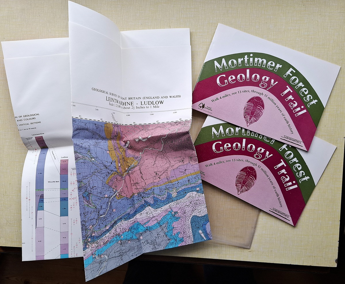 Image for Mortimer Forest Geology Trail - Geological Map and Trail Guide Mortimer Forest Geology Trail - Geological Map and Trail Guide