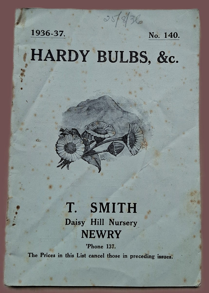 Nursery catalogue 140. Hardy Bulbs etc, 1936-1937, Daisy Hill Nursery