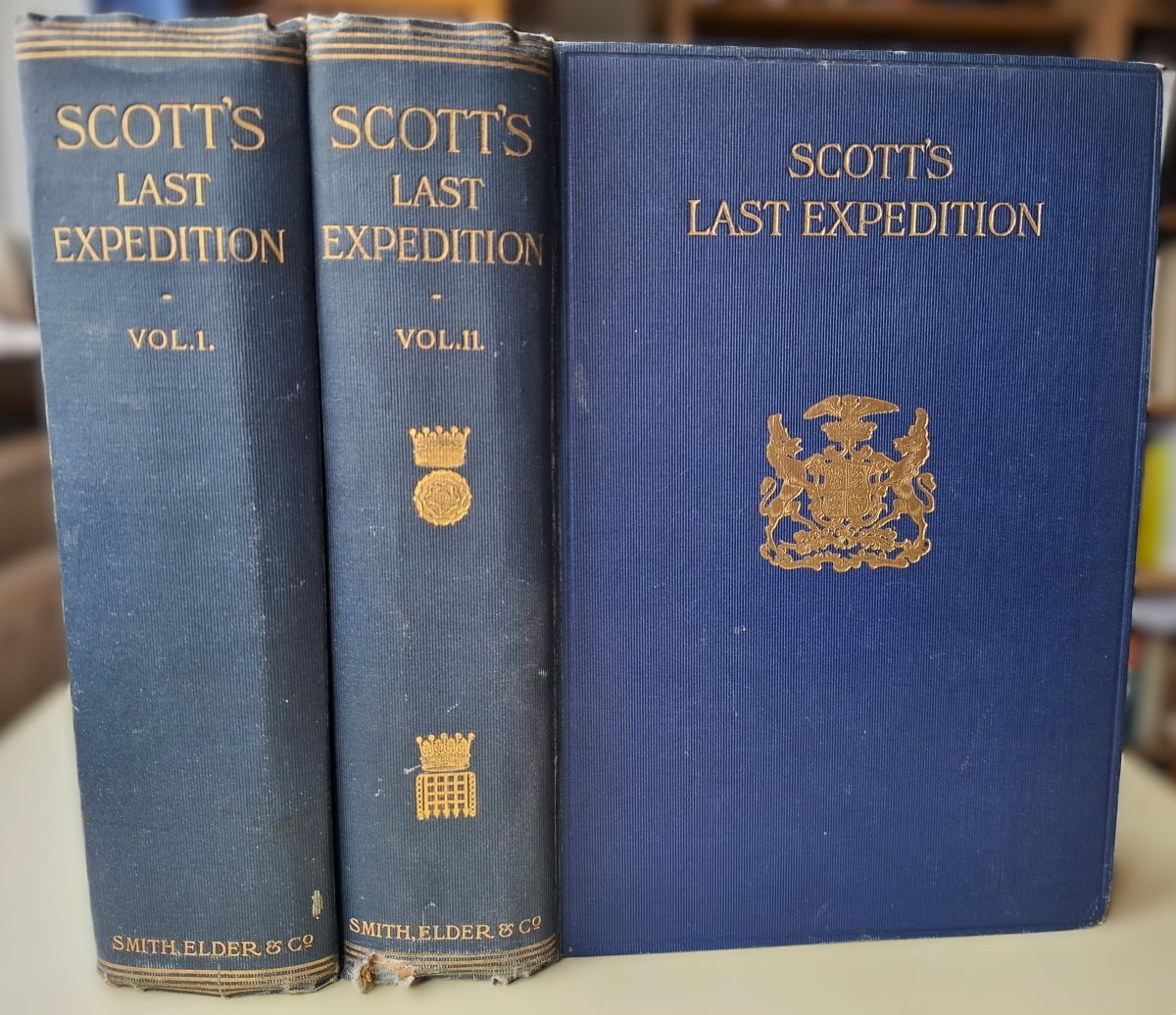 Scott's Last Expedition. In Two Volumes. Vol. I. being the Journals of Captain R.F.Scott, R.N., C.V.O. Vol. II. Being the Reports of the Journeys & the Scientific Work Undertaken By Dr. E.A. Wilson and the Surviving Members of the Expedition. Two volumes,