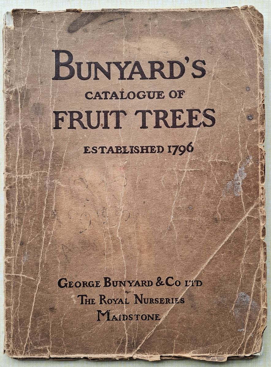 Bunyard's Catalogue of Fruit Trees 1929 - 1930