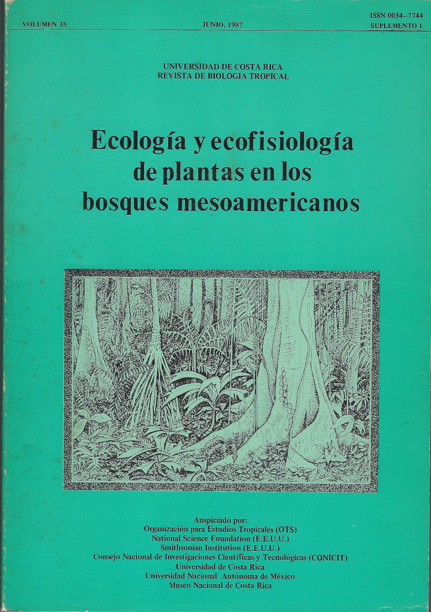 Ecologia y Ecofisiologia de Plants en los Bosques Mesoamericanos