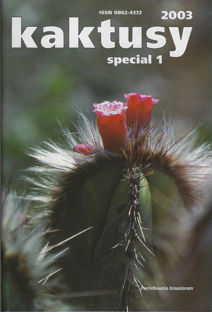 Brazil and its Columnar Cacti - 70 years after Werdermann [Special issue of Kaktusy]