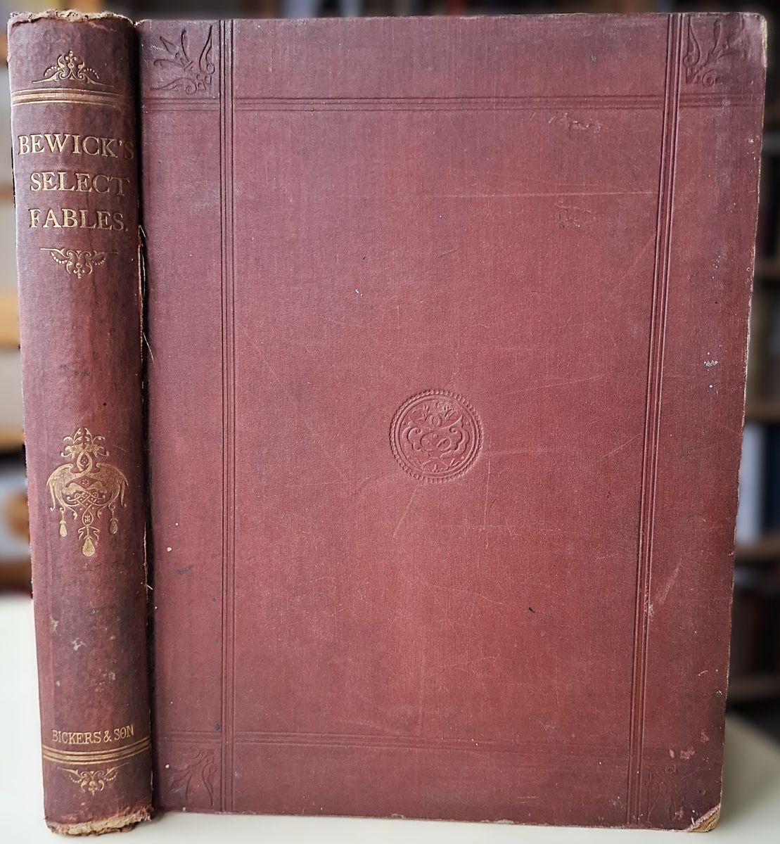 Bewick's Select Fables of Aesop and Others. In three parts.faithfully reprinted from the rare Newcastle edition published by T. Saint in 1784