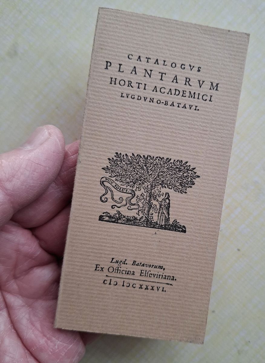 Catalogus Plantarum Horti Academici Lugduno-Batavi