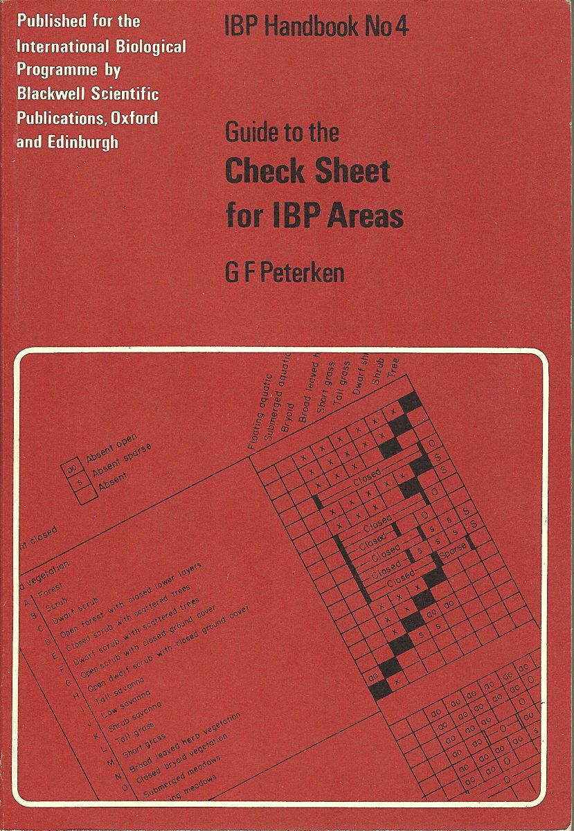 Image for Guide to the Check Sheet for IBP Areas Guide to the Check Sheet for IBP Areas