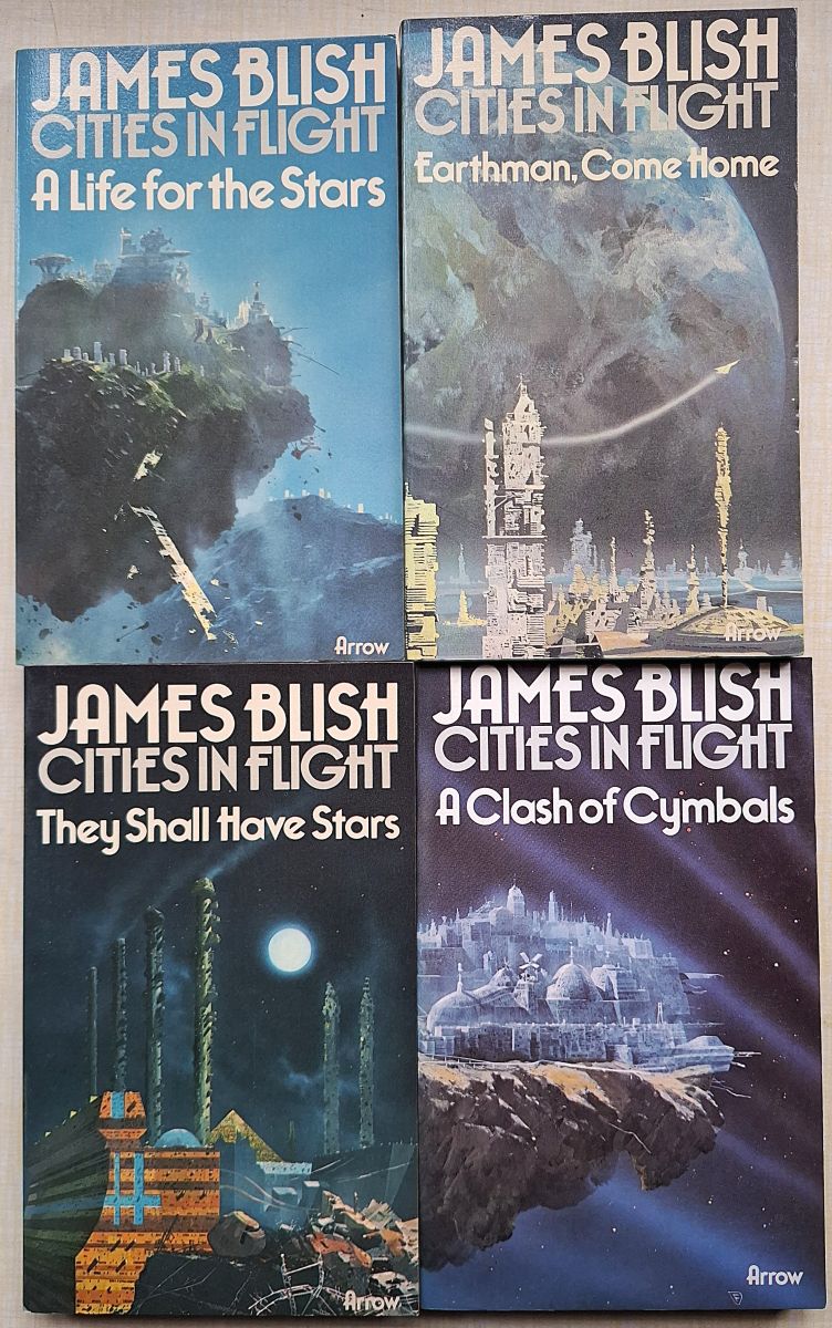 Earthman Come Home. A Clash of Cymbals. A Life for the Stars. They Shall Have Stars. [Cities in Flight - complete set)
