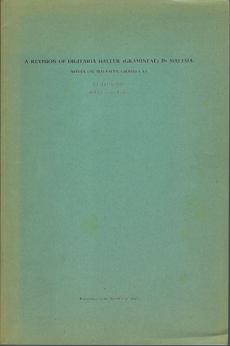 A Revision of Digitaria Haller (Gramineae) in Malesia [Notes on Malesian Grasses VI)