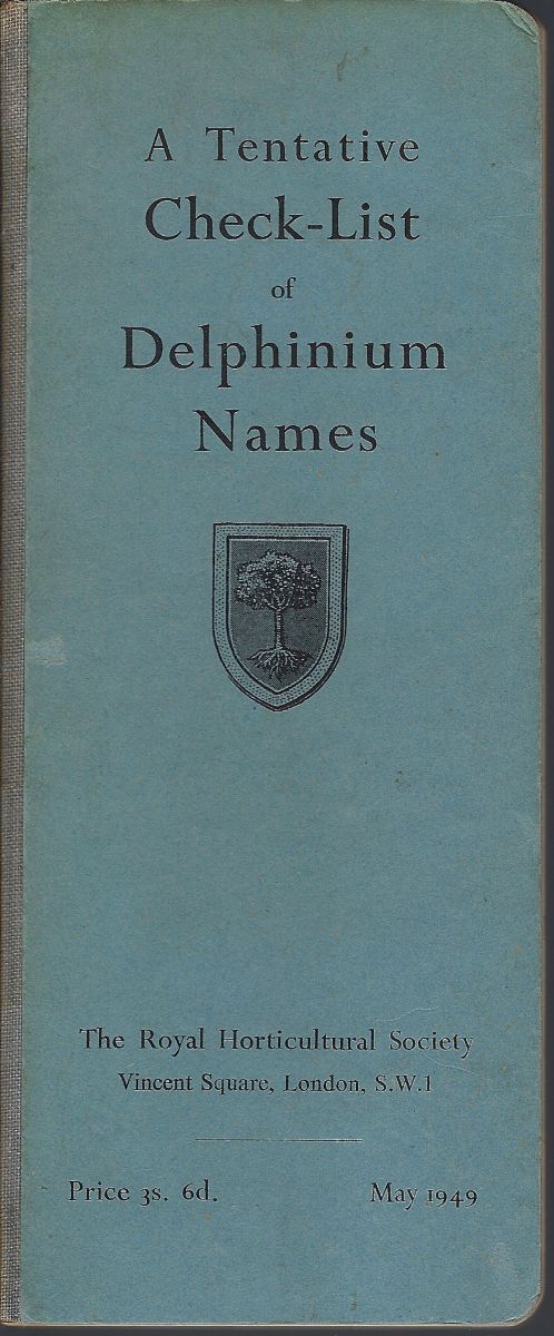 A Tentative Check-list of Delphinium Names