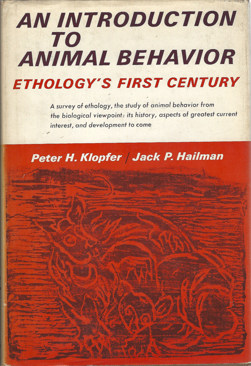 An Introduction to Animal Behaviour - Ethology's First Century [Richard Fitter's copy]
