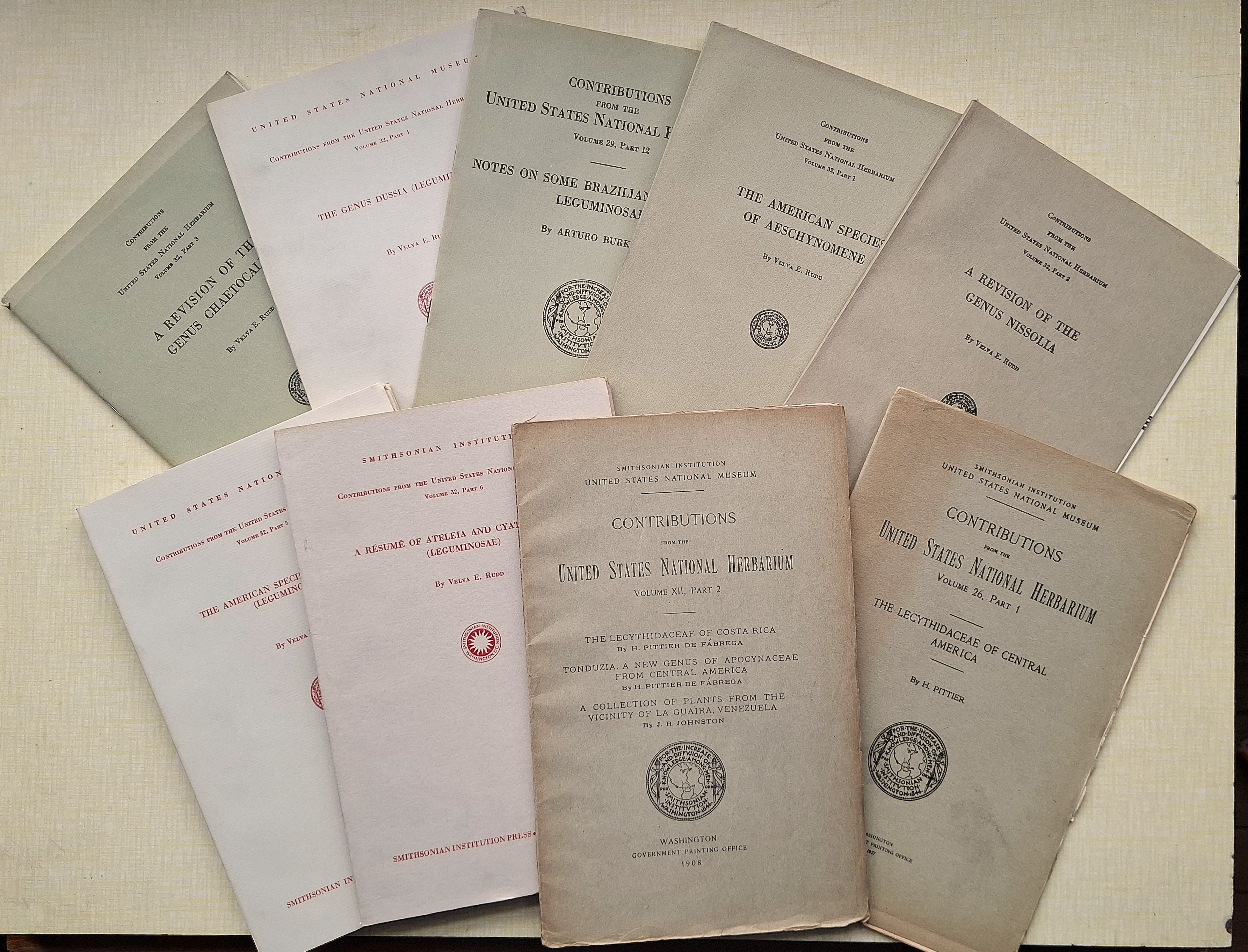 Leguminosae monographs collection - Chaetocalyx, Aeschynomene, Nissolia, Ormosia, Lecythidaceae etc