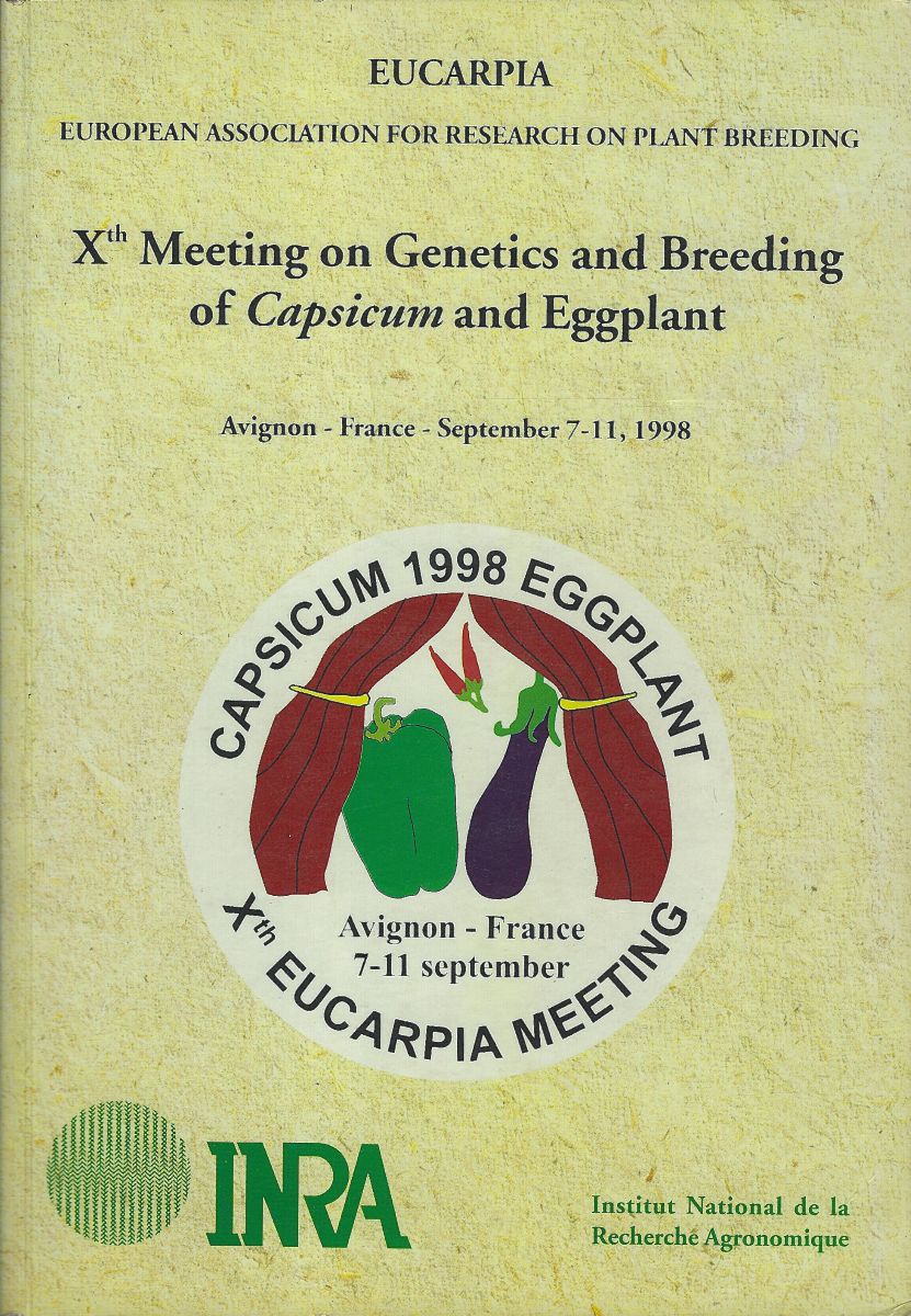Xth Meeting on Genetics and Breeding of Capsicum and Eggplant - Avignon 1998