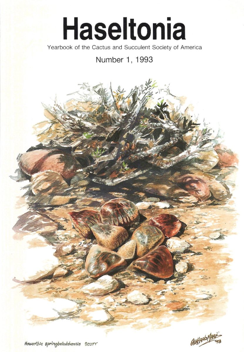 Haseltonia Number 1 - Yearbook of the Cactus and Succulent Society of America