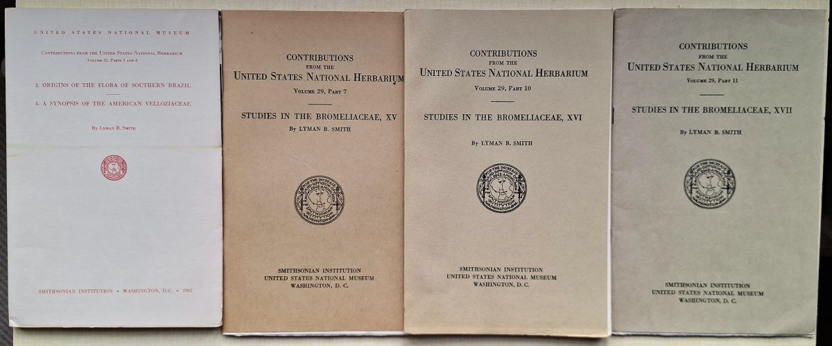 Studies in Bromeliaceae XV, XVI, XVII. [together with A Synopsis of the American Velloziaceae