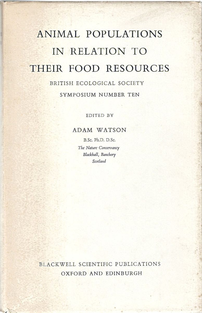 Animal Populations in Relation to their Food Resources [Richard Fitter's copy]