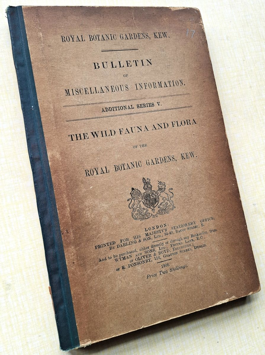 The Wild Fauna and Flora of the Royal Botanic Gardens, Kew [Richard Fitter's copy]