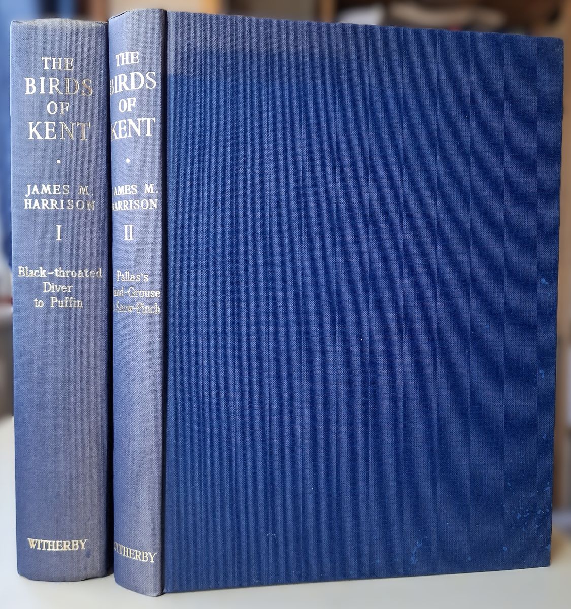 The Birds of Kent (2 volumes) [Richard Fitter's set]